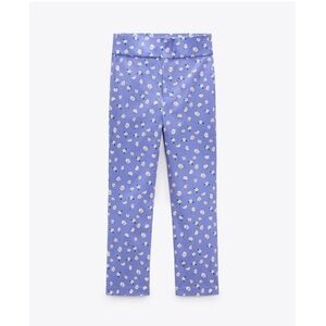 Zara Europe brand cropped pants, high waisted